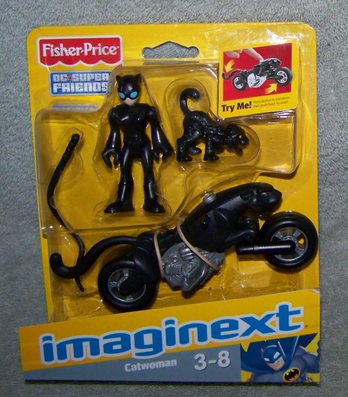 NEW IMAGINEXT DC SUPERFRIENDS CATWOMAN SET 746775033538  