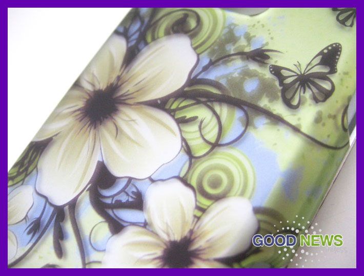 for  Straight Talk LG Optimus Q Hawaii Flower Rubberized Hard 