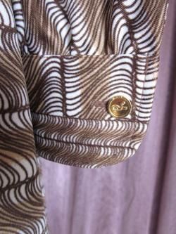 ROBERTA di CAMERINO 1977 VTG SHIRTWAIST DRESS~IT40~S/M  