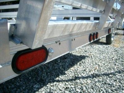 77 x 12 Cargo Aluma 7712H Utility ATV Trailer w rails all aluminum 