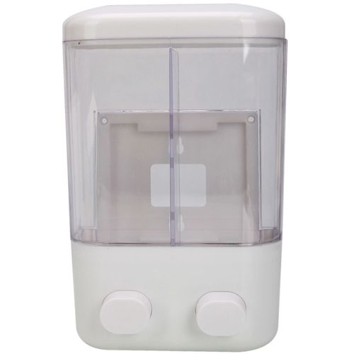 NEW Bathroom Wall Mounted Double Shower Soap Lotion Dispenser  