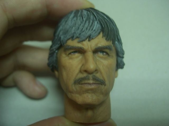   Brother Production Old Charles Bronson head for 12 figure  