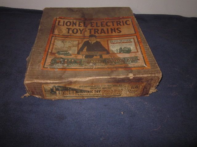   LIONEL PREWAR 165 O GAUGE ELECTRIC FREIGHT SET ORIGINAL BOX  