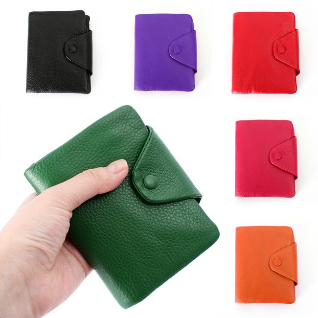   Medium Bifold Wallet Back,Green,Pink,Purple,Orange,Red SMBC LZ039