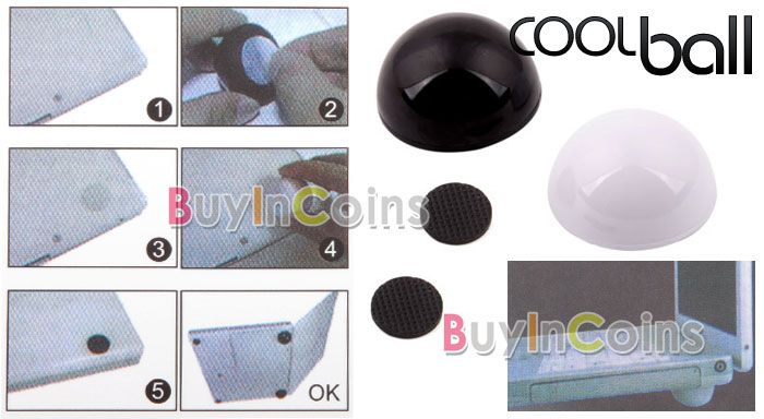 Cool Ball Cooler Stand Pad Laptop Notebook Antiskid  