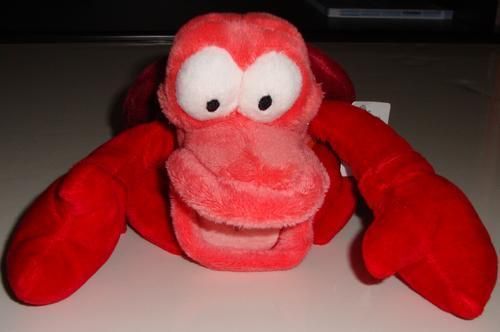 Disney Park Little Mermaid Sebastian 8 Crab Plush NWT  