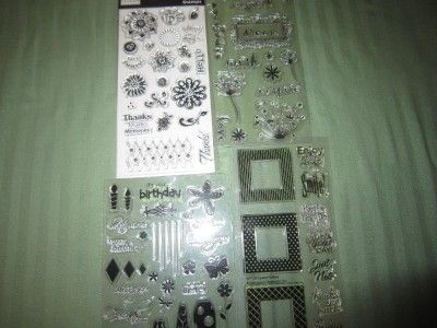   STAMP SETS, 73 STAMP LOT CLOUD 9, IMPRESSION OBSESSION ++  