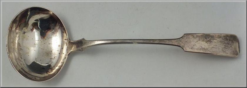 Early 19thC R&W Wilson Philadelphia Coin Silver Ladle  