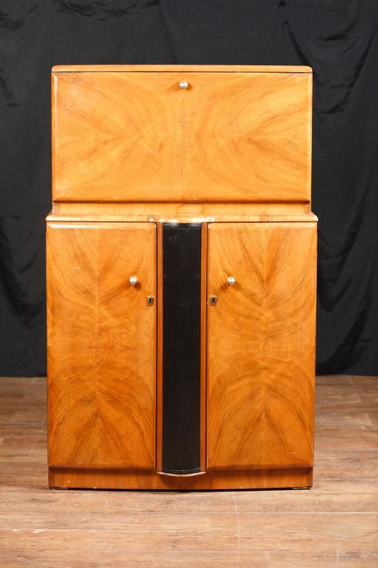 Art Deco Drinks Cabinet Cocktail Chest Ad Men  