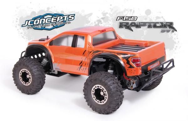 JConcepts 0084 Unpainted Ford Raptor SVT Body Slash 2wd  