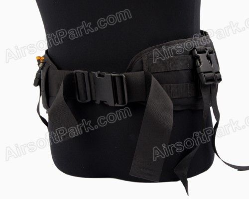 Molle Phantom Cordura Padded Belt Waist Protection Black  