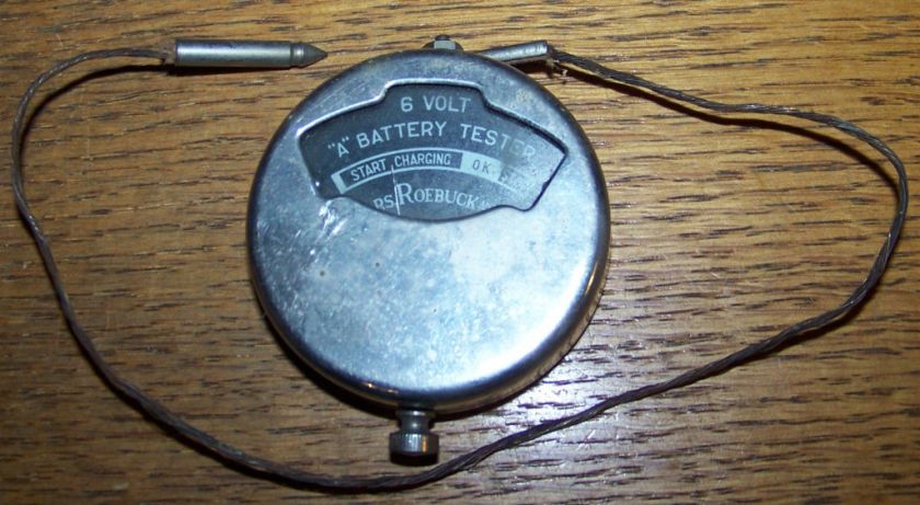 1916  MODEL A FORD BATTERY TESTER 6 VOLT  