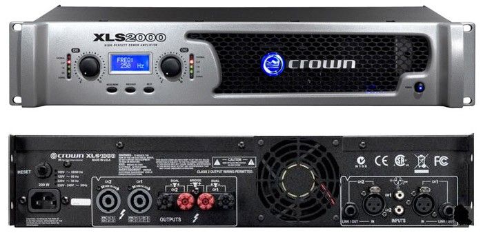 Crown XLS 2000 Class D Amplifier   
