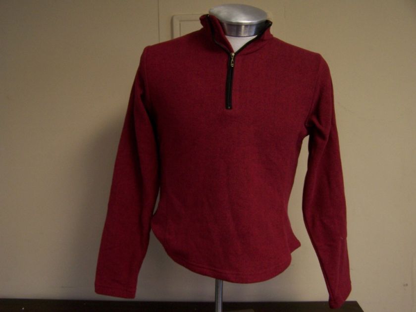 Cran Womens Straight Down Fleece Jacket NWT (Red)  