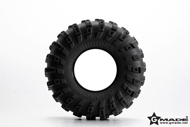 Bighorn Rock Crawling Tires (2) for Gmade 2.2 GT beadlocks series & 2 