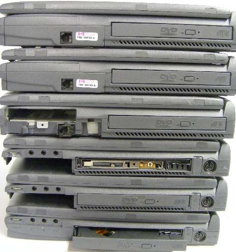 LOT OF 6 TOSHIBA SATELLITE PRO LAPTOP COMPUTERS  