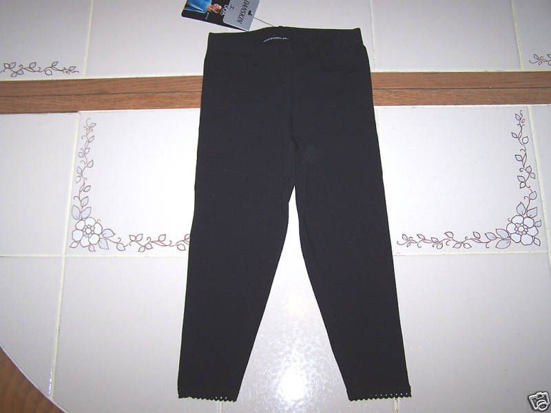 NWT NEW DANSKIN LEGGINGS CAPRIS PANTS DANCE CUTE 6 7  