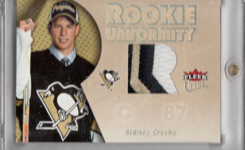   ROOKIE UNIFORMITY 05 06 SIDNEY CROSBY No RUP SC 35/35 3 COLORS  