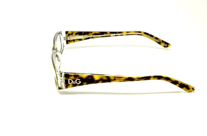 DOLCE GABBANA D&G DD 1179 556 S.49 RX GLASSES TORTOISE CLEAR 