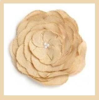 Basic Grey~NOTIONS Delicious Antique~ Fabric Flower  