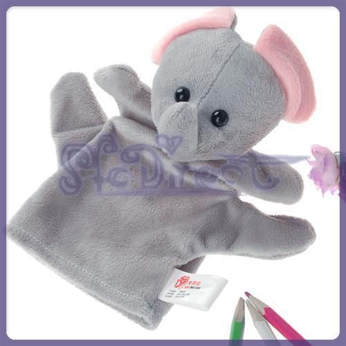 Elephant Hand Puppet Preschool Plush Toy Party Favors  