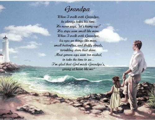GRANDPA PERSONALIZED POEM FROM GRANDDAUGHTER  