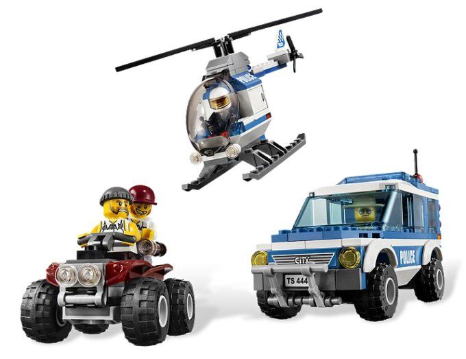   LEGO City Forest Police Stations w/Helicopter & 5 MiniFigures  
