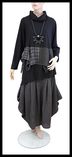 DIFERA fab mix&match Lagenlook switch skirt MONIA L  