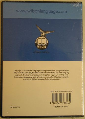 Wilson Reading System The Lesson Plan Format LPF DVD 4  