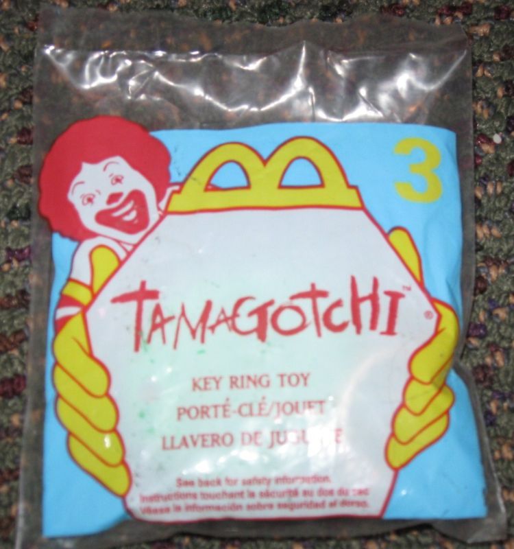 1998 McDonalds Happy Meal Tamagotchi Key Ring Toy #3  