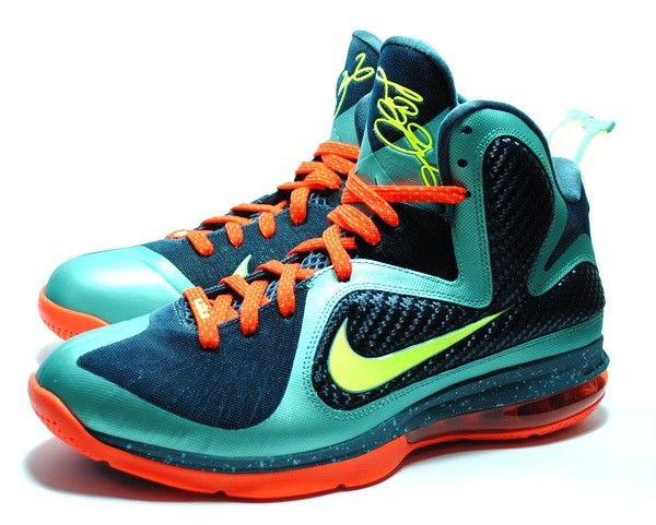 Nike Lebron James 9 Cannon Miami Hurricanes  