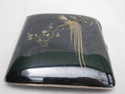 STUNNING VINTAGE DAMASCENE GOLD/SILVER INLAID CIGARETTE CASE.  