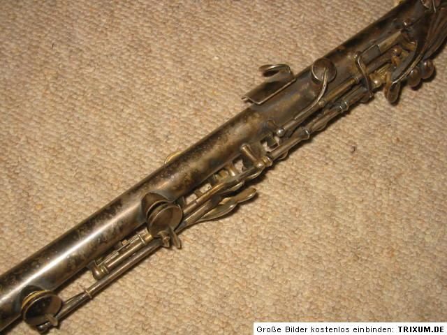 old metal Clarinet Silver King by White f.spareparts  