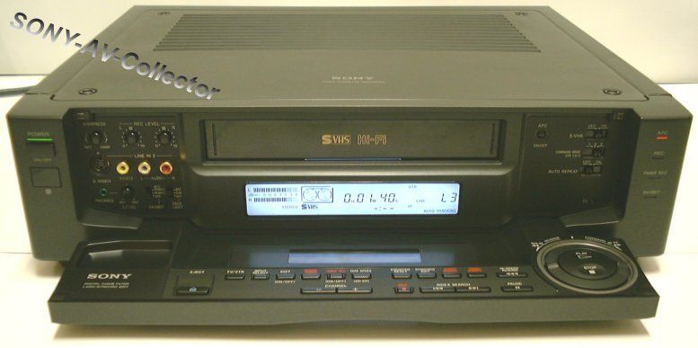    OF THE LINE Sony SVO 2000 SVHS/S VHS Hi Fi Stereo Editing VCR Deck