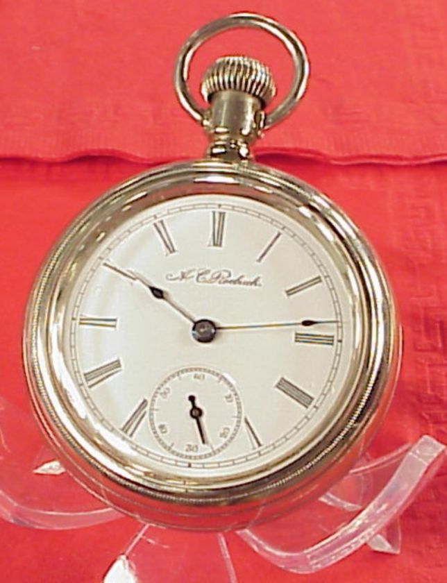   Advertising A C Roebuck Trenton Mans 18s Pocket Watch 1895 Running