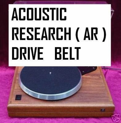 ACOUSTIC RESEARCH ( AR ) EB101 / LEGEND TURNTABLE DRIVE BELT 