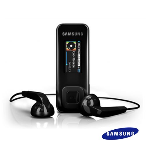 Samsung YP F3 2GB Sports Clipper  Player   Black  