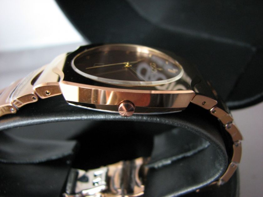 croton diamond tungsten watch