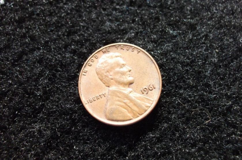 1961 USA ONE CENT COIN  