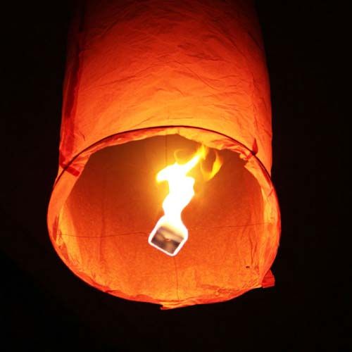 10×8 COLOR column Lanterns Chinese paper wish lamp sky candle flying 