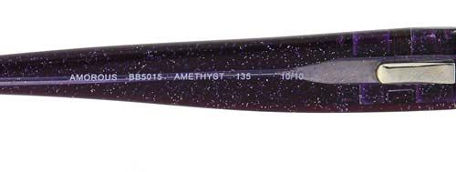 NEW BEBE EYEGLASSES BB 5015 PURPLE AMETHYST AMOROUS  