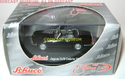 1992 92 JAGUAR XJS CABRIO 187 HO DIECAST W/CASE SCHUCO RARE  