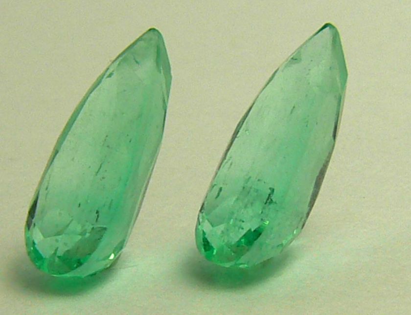 80 PAIR NATURAL EMERALDS FOR EARRINGS  