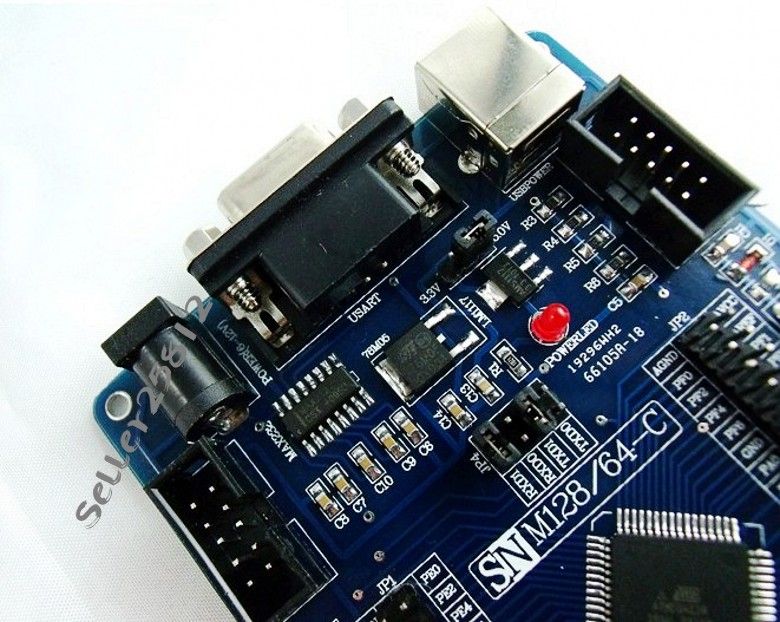 Development kit Board for ATMEL AVR Mega128 ATMEGA128  