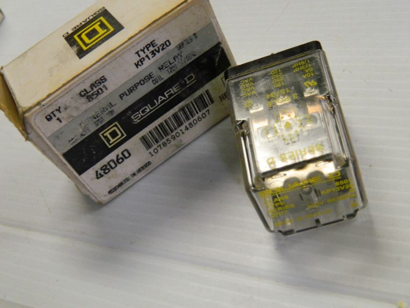   8501 KP13V20 GENERAL PURPOSE RELAY SER D 120V COIL 8501KP13V20  