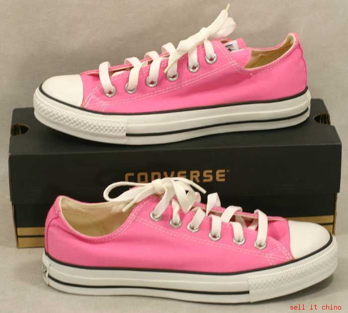 NIB Converse All Star Low Pink Chuck Taylor Shoes 3 Y  