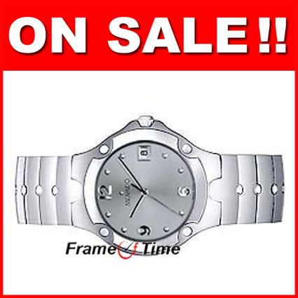 MOVADO Mens SE Sport Edition Silver Steel Watch 0604745  