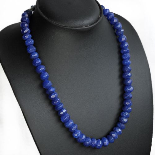 FINEST TOP CLASS EVER 389.00 CARAT NATURAL FACETED BLUE SAPPHIRE BEADS 