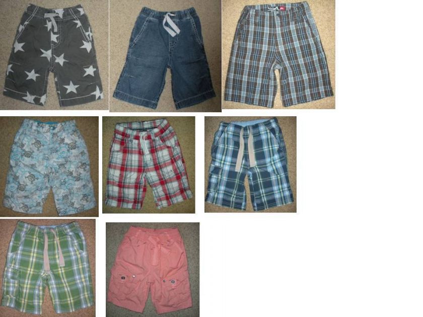   NEXT H&M boardshorts LONG SHORTS adjust waist BOYS 2T 3T 4T 5 6 7 8 9