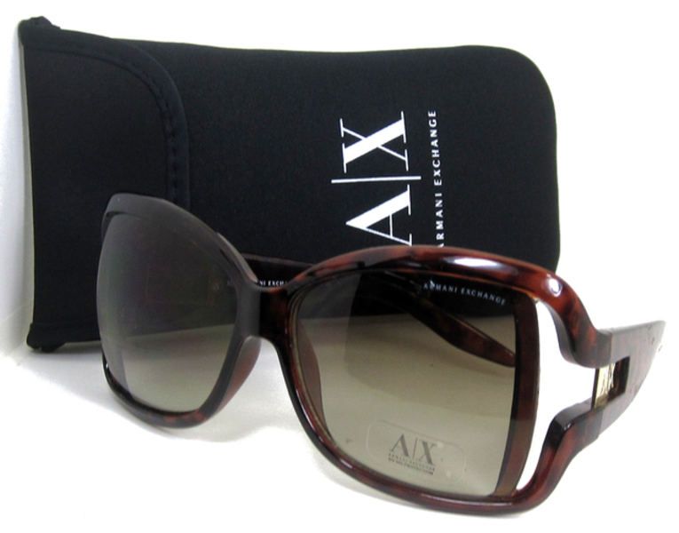 ARMANI EXCHANGE SUNGLASSES OVERSIZED CUTOUT AX098/S NEW  